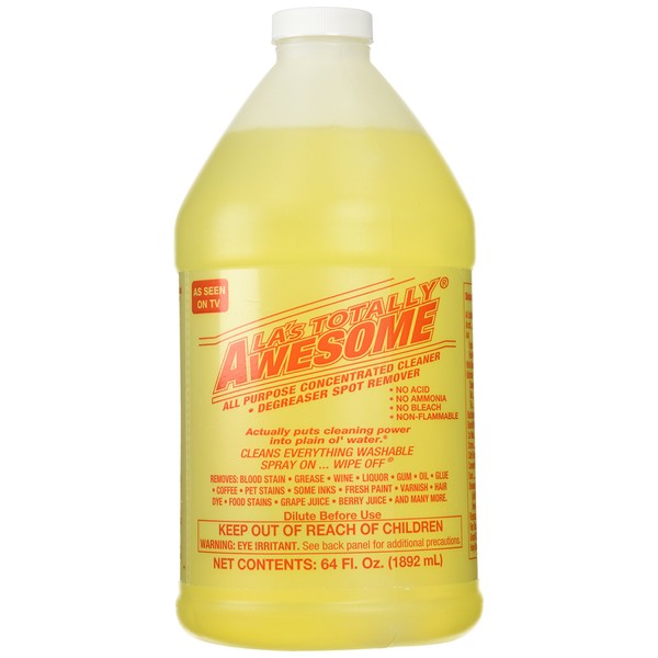 La's Totally Awesome All Purpose Cleaner, 64 oz, Mega Cleaner - Yellow