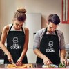 Set of 2 Adjustable Cooking Apron Waterproof Bib Apron with