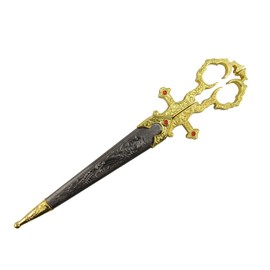 Treasure Gurus 10" Vintage Style Medieval Renaissance Scissors with Sheath