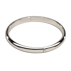 Precious Pieces Children's .925 Sterling Silver Baby Bangle Bracelet for Babies, Toddlers and Little Girls (Child-Medium)