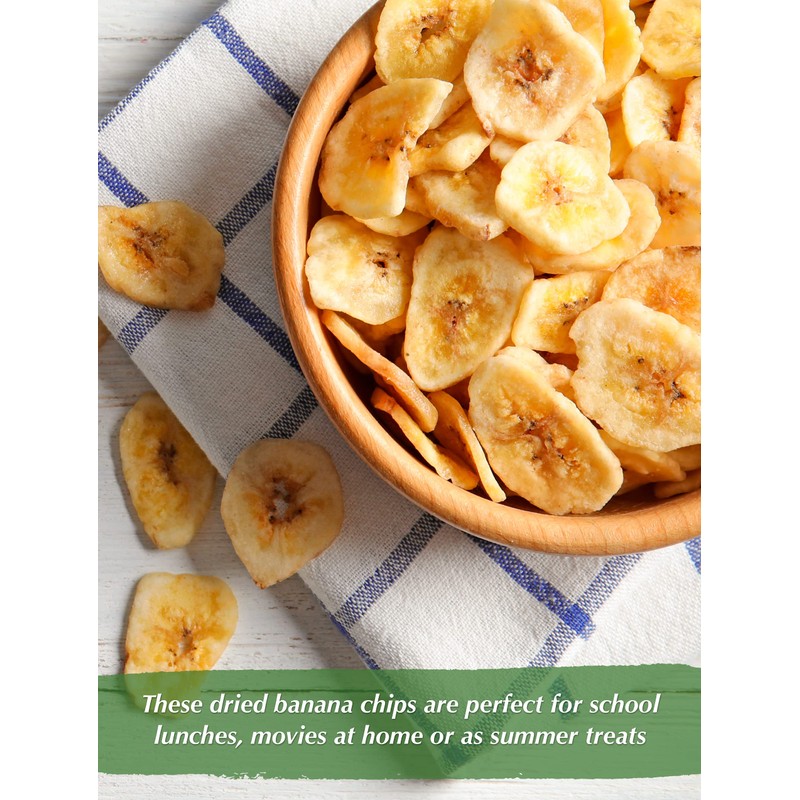 NUTS U.S. - Banana Chips | Dried and Sweetened |