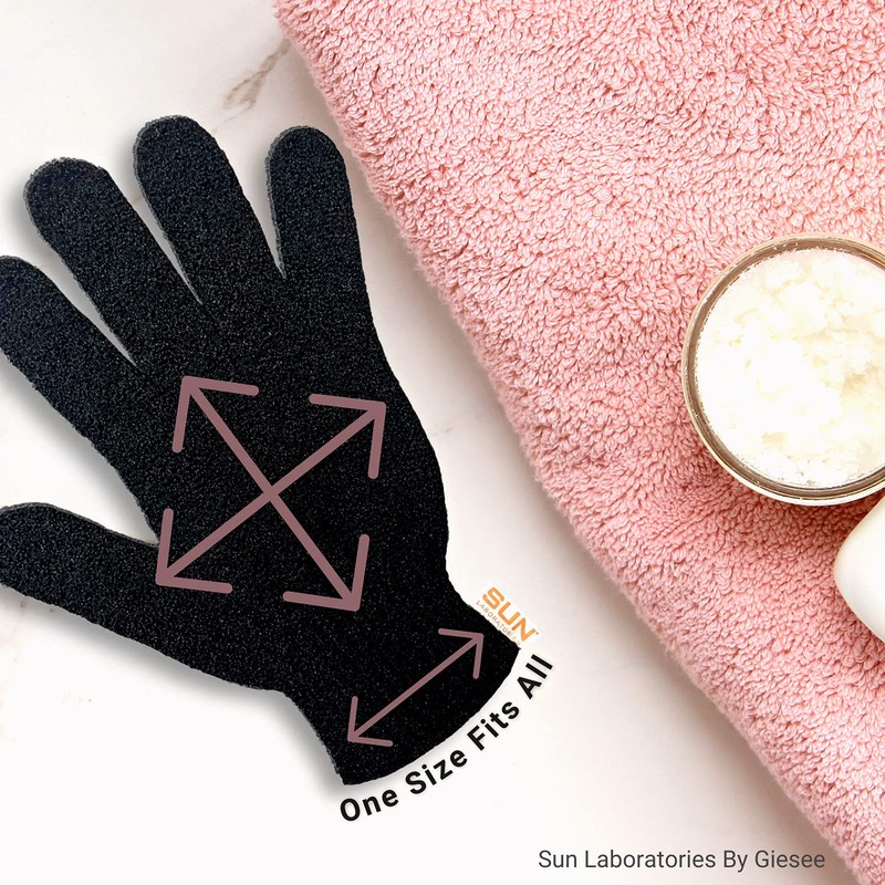 Sun Laboratories By Giesee Exfoliating Glove - Exfoliating Body Scrubber