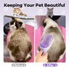 Cat Steam Brush for Shedding, 4 in 1 Rechargeable Steam