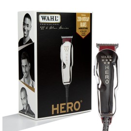 Wahl Professional 5-Star Hero Corded T Blade Trimmer #8991 – Great for Barbers and Stylists – Powerful Standard Electromagnetic Motor – Includes 3 Guides, Oil, and Cleaning Brush