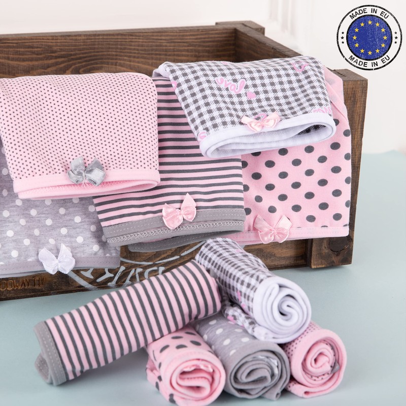 LOREZA ® Pack of 10 Girls' Cotton Briefs Various Designs
