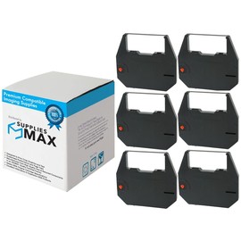 SuppliesMAX Compatible Replacement for Swintec 600/640/2000/2400/2500/2600/3500 Black Typewriter Correctable Ribbons (6/PK) (SWS1020)
