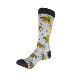 Anisox - Elephant from Deluxebase. Organic Cotton & Recycled Polyester Elephant Socks. Animal Print Novelty Socks for Men, Women & Kids. Fun Unisex Socks, US Size 5-9 (Small)