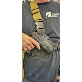 SPARTAN TACTICAL Smith Wesson M&P 5.7 Chest Sling & Holster 2" Milspec Sling. Adjustable