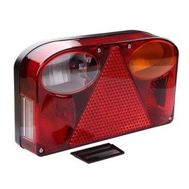 Rear light, for right side installation, with indicator, brake, tail light, number plate and reverse light, rear reflector, 12 volt, Fristom FT-088, lighting, trailer rear light