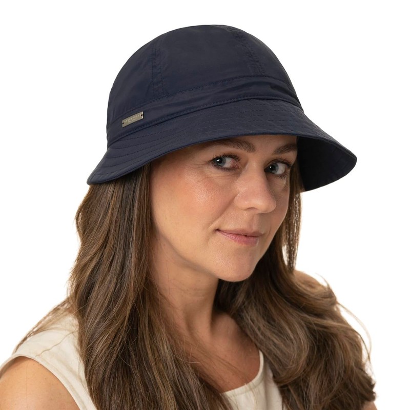 Seeberger Unisex Anti-Rain Bell Hat Women's Hat Fabric Hat Rain