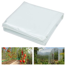 Perbyste 25FT x 40FT Greenhouse Plastic Sheeting Film, Greenhouse Polyethylene Film Cover, 6 Mil Heavy Duty Plastic Sheeting, UV Resistant for Farms, Gardens