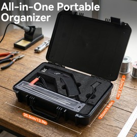 Preciva Hot Knife Foam Cutter Kit with Case, Electric Foam Cutting Tool - 8 Blades Set, Digital Display, 20 Temp 200-600℃, Pure Copper & Overheat Protection for PE Foam/XPS/Rope/Fabric/DIY