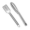 JINSHIN Seafood Preparation Tools, Silver 2 Pieces