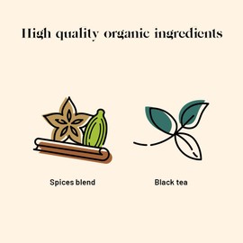 Kusmi Tea - Tchaï of the Tiger - Organic Indian Black Tea with Spices - Chai Tea - Organic Flavored Black Tea - Created in Collaboration with WWF - Loose Leaf Tea - Tin Box of 3.5 oz