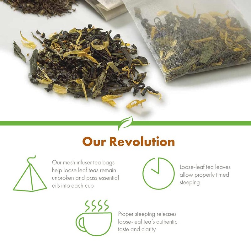 Revolution Tea - Mesh Infuser Full Leaf Tea - Honeybush