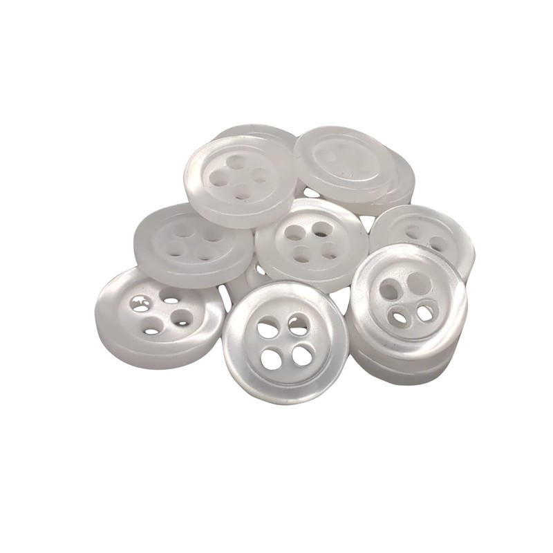 50 Mother of Pearl Buttons - 5 Sizes and 11