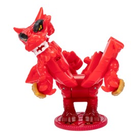 Legends of Akedo Ninja Bosses, Scorched Claw, 3" Tall Battling Action Figure with 360˚ Tail Whip and Claw Attack Spin Action, Double Defense Armor That Pops Off When Struck, 4 Ninja Bosses to Collect