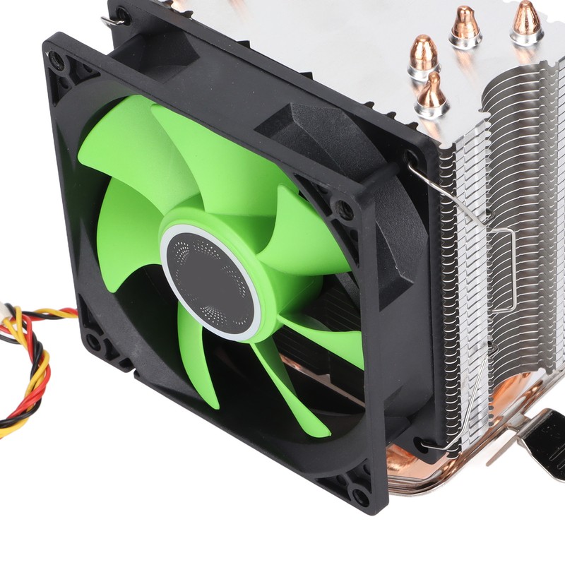 CPU Fan 4 Heatpipes 90mm 3pin Noiseless Plug and Play