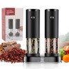 Electric Salt and Pepper Grinder Set, Automatic Battery Pepper Mill