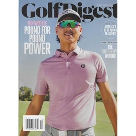 Golf Digest Magazine October / November 2024 Min Woo Lee