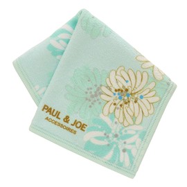 Paul & Joe PAUL & JOE ACCESSOIRES 107167-0003-02 Women's Handkerchief (Blue) Smartphone/Glasses Wipe, Mini Handkerchief [Microfiber] Chrysantheme, Women's 7.9 inches (20 cm)