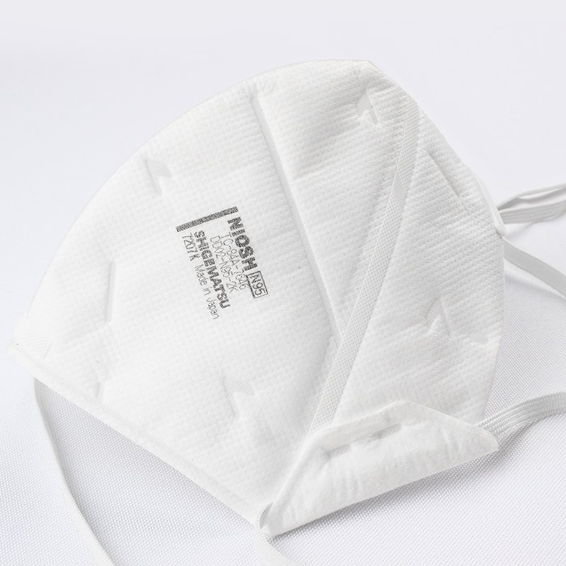 Shigematsu Seisakusho DD02-N95-2K Disposable N95 Mask, Bi-Fold, Made in Japan,
