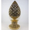 Islamic Table Decor Gold Egg Sculpture Figure Arabic 99 Names