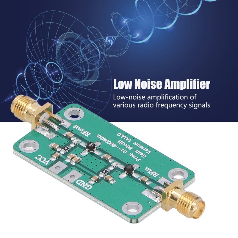 Low Noise Amplifier Module LNA RF Power Wideband 0.1‑2000MHz 64dB