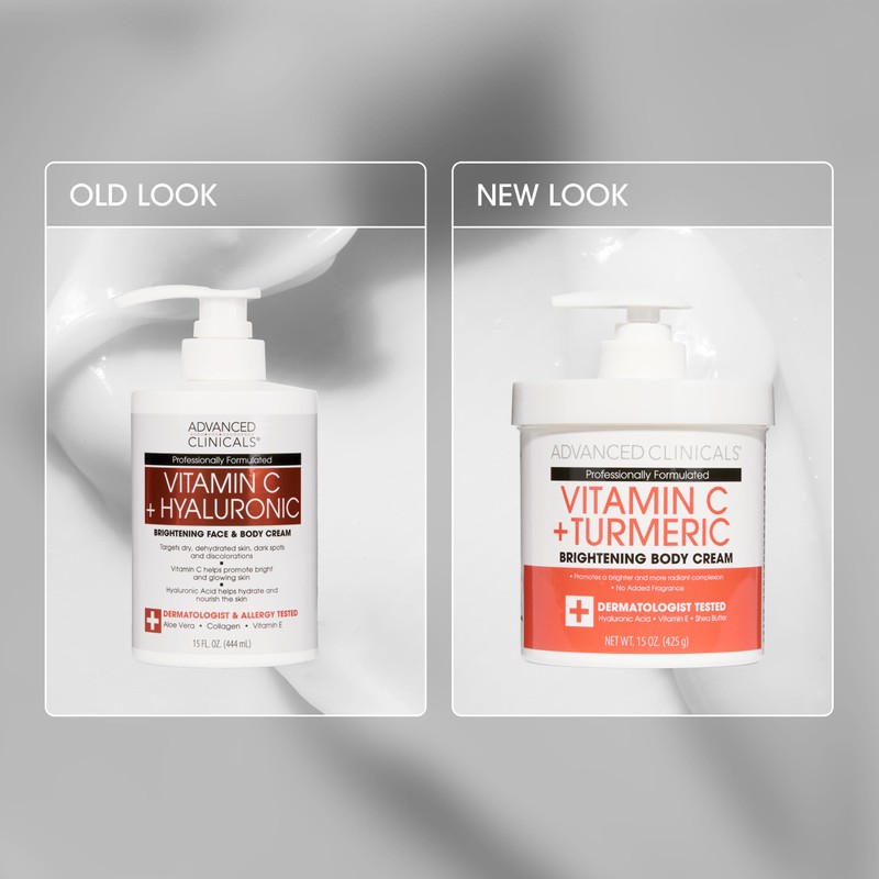 Advanced Clinicals Vitamin C Cream Dry Skin Rescue Skin Care