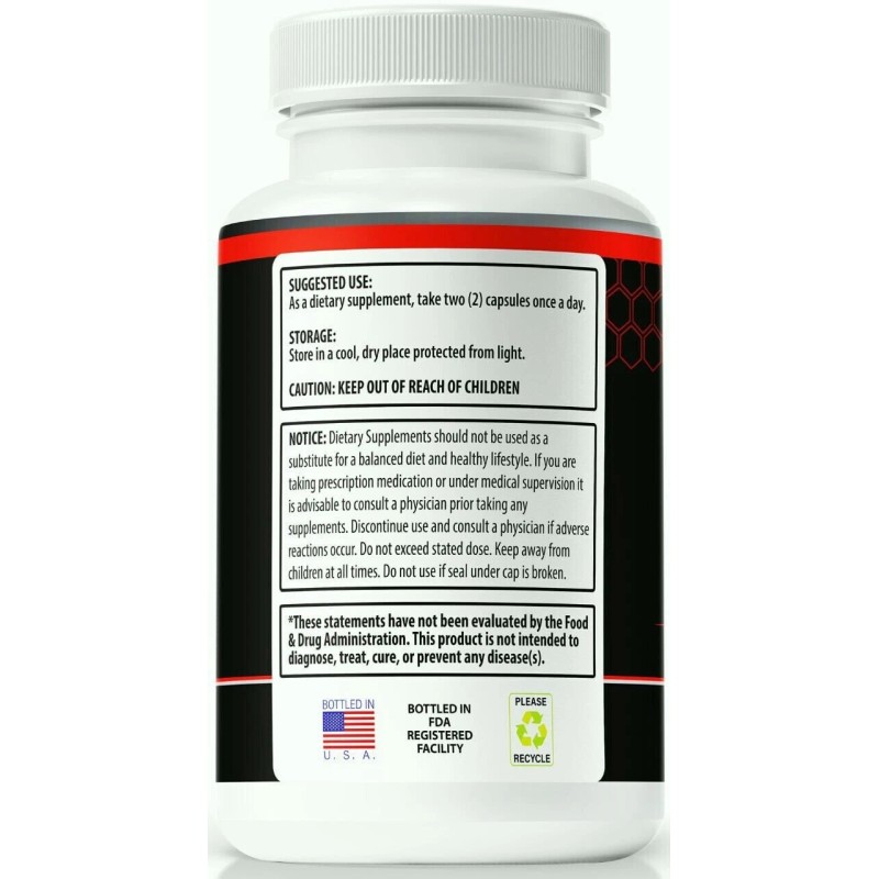 Beast Force Pills "BeastForce" Performance Enhancing (60 Capsules)