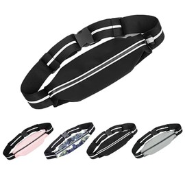 Cinturón de correr para hombre, riñonera resistente al agua para mujer, ciclismo, ejercicio, viajes, tiras reflectantes adecuadas para la noche, tamañ