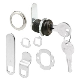 PRIME-LINE Defender Security U 11088 - Cerradura para cajones y gabinetes – Asegure archivos y cajones importantes, 1-1/8 pulgadas, carcasa fundida a 