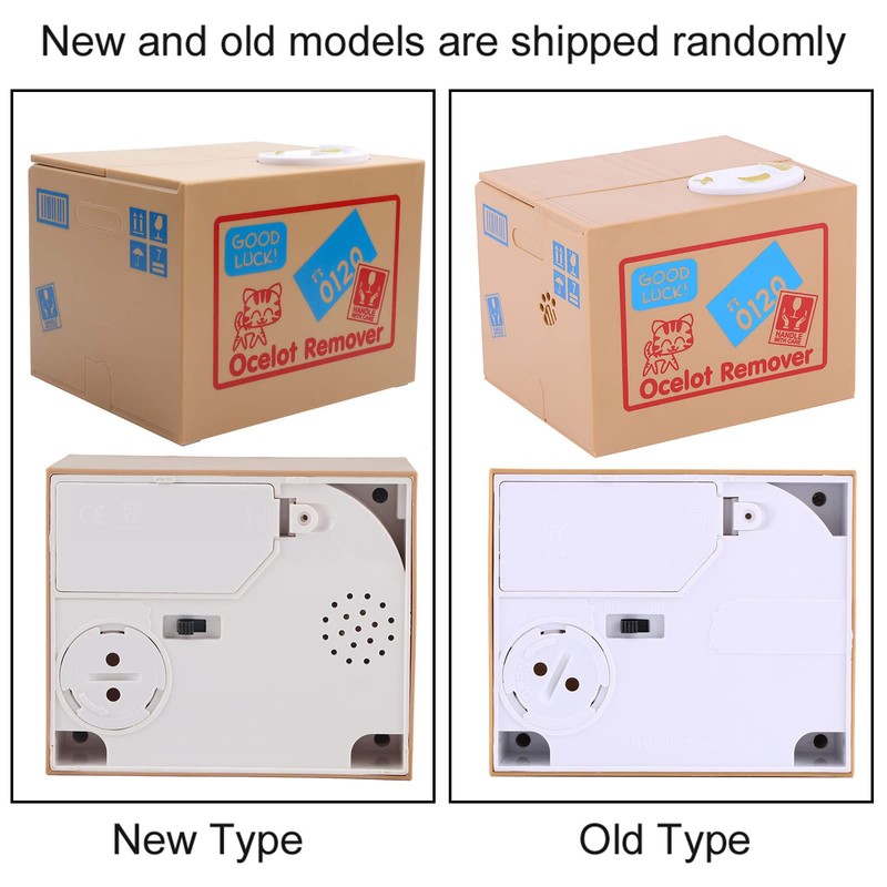 Automatic Cat Money Box Coin Bank Stealing Coins Cents Saving