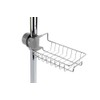 WENKO Maximex Duschablage Edelstahl, montierbar ohne bohren an die Duschstange,