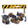 1/64 Mini Alloy Truck Engineering RC Car Toys Model Set