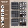 artgeeker Shoe Organizer for Closet- Fits 16 Pairs, Large Foldable