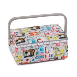 Hobby Gift Sewing Box, Small, Rectangular, Sewing Machines