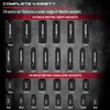 73-piece Hex Torx Bit Impact Socket-Set, with Ratchet Handle, Adapters,