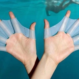 Swimming Webbed Finger Paddles (Pair) - L L 5ea