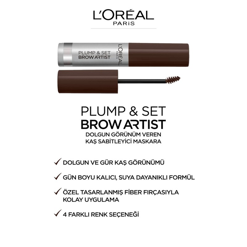 L'Oréal Paris Brow Artist Plump & Set 105 Brunette Brown