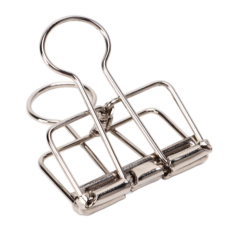 90 Pcs Binder Clips 32mm Hollow Strong Clamping Force Metal