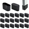 Pack of 20 PVC Chair Leg Caps, 40 x 20