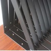 12 Pack L10" x H 8" Black Heavy Duty Shelf