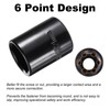 sourcing map 1/2" Drive 6 Point Pneumatic Socket 21mm Metric