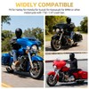 Upgrade Highway Footpegs, 1.25" Motorcycle Highway Pegs Long Angled Adjustable