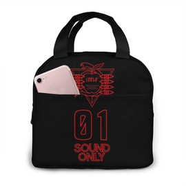 Neon Genesis Evangelion Lunch Bag Cold Insulated Zipper Compact Lunch Bag Fashionable Portable Thermal Lunch Bag Cooler Bag Soft Cooler Bag Tote Eco Bag Work School Unisex Handbag Lunch Box 13cm Width 22cm Height 20cm