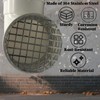 PVC Termination Mesh Vent Cap 4.24" to 4.34" ID 304