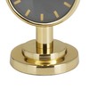 Deco 79 Stainless Steel Small Clock, 4" x 4" x