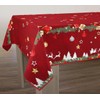 Le linge de Jules Rectangular Tablecloth Polyester Red 150 x