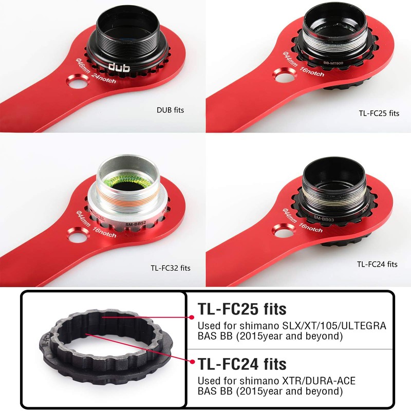 Bicycle Multifunctional BB Key, Bicycle Bottom Bracket Key Bottom Bracket
